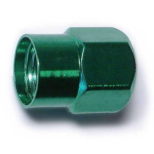 Midwest Fastener Green Aluminum Valve Caps 10PK 30203